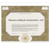 Masons roofing & construction