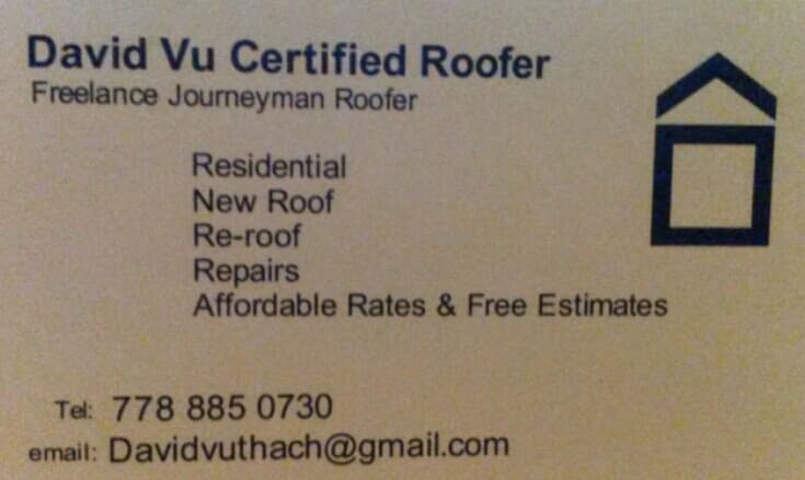 Freelance Journeyman Roofer